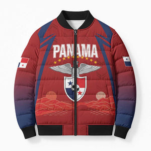 Afro-Panama Football 2026 Custom Bomber Puffer Jacket La Marea Roja Making History - African Pride