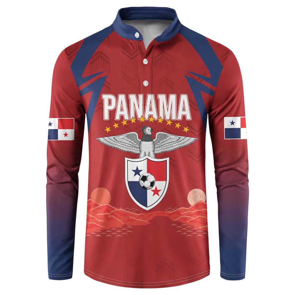 Afro-Panama Football 2026 Custom Button Sweatshirt La Marea Roja Making History
