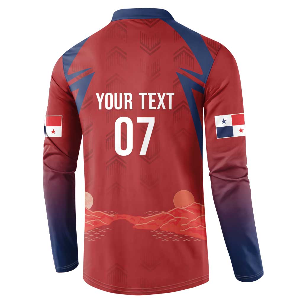 Afro-Panama Football 2026 Custom Button Sweatshirt La Marea Roja Making History