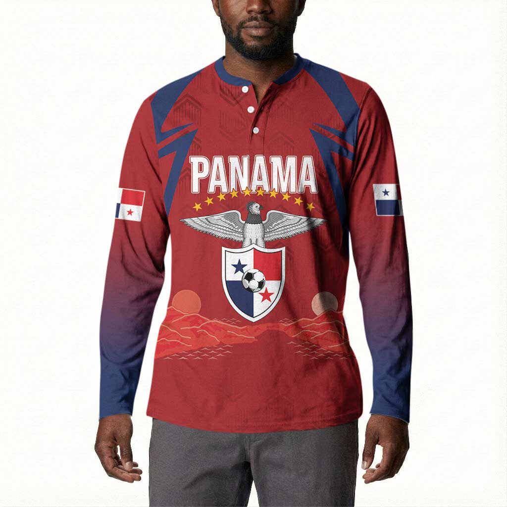 Afro-Panama Football 2026 Custom Button Sweatshirt La Marea Roja Making History