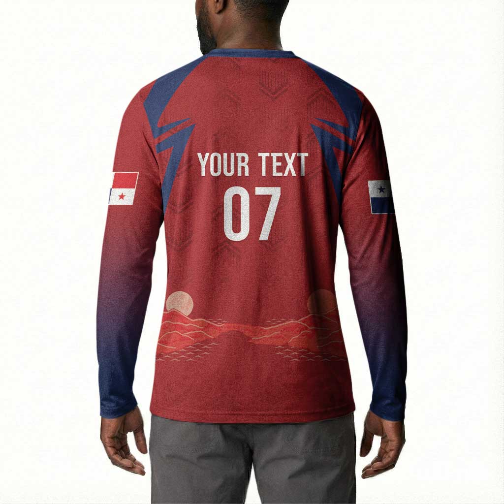 Afro-Panama Football 2026 Custom Button Sweatshirt La Marea Roja Making History