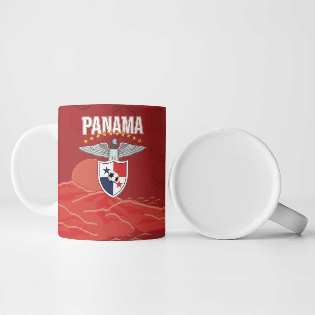 Afro-Panama Football 2026 Custom Ceramic Mug La Marea Roja Making History - African Pride
