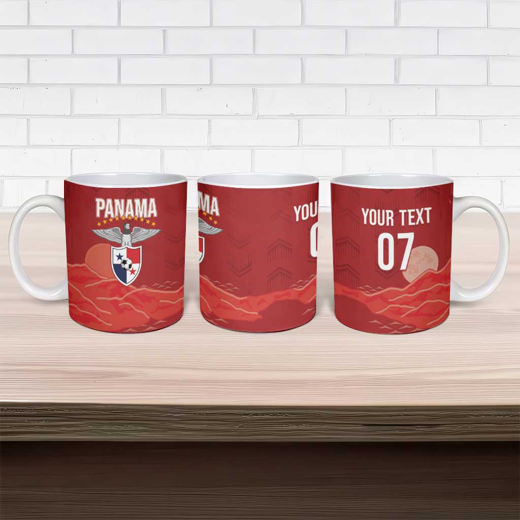 Afro-Panama Football 2026 Custom Ceramic Mug La Marea Roja Making History - African Pride
