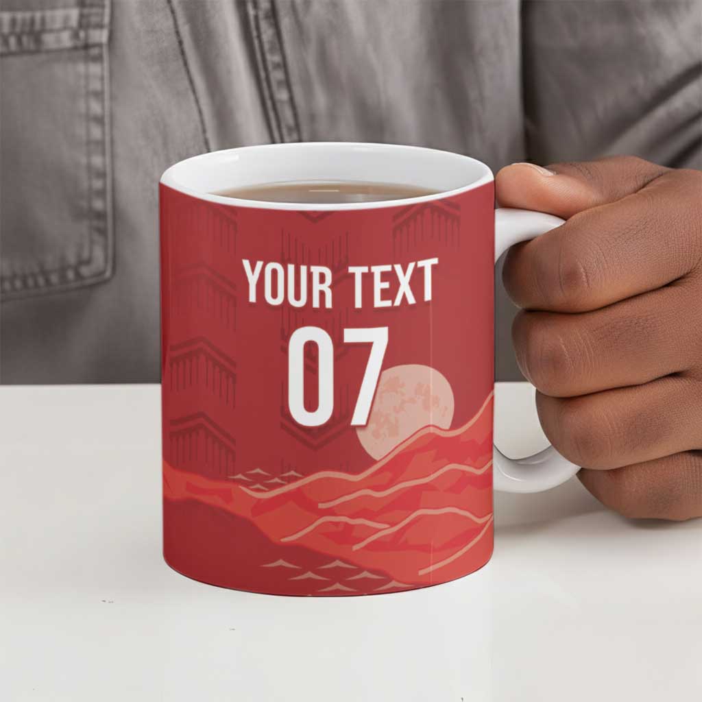 Afro-Panama Football 2026 Custom Ceramic Mug La Marea Roja Making History - African Pride