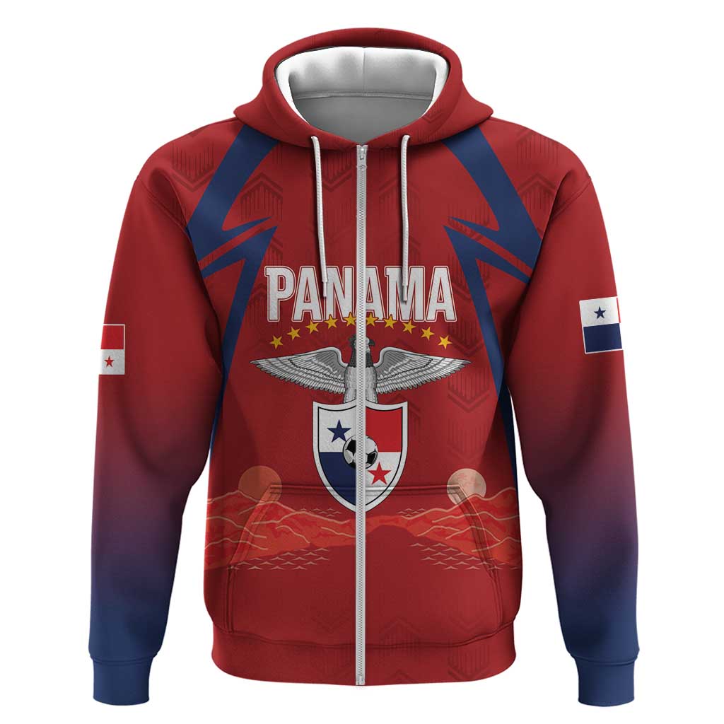 Afro-Panama Football 2026 Custom Hoodie La Marea Roja Making History - African Pride