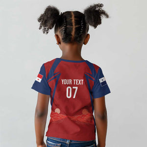 Afro-Panama Football 2026 Custom Kid T shirt La Marea Roja Making History LT7