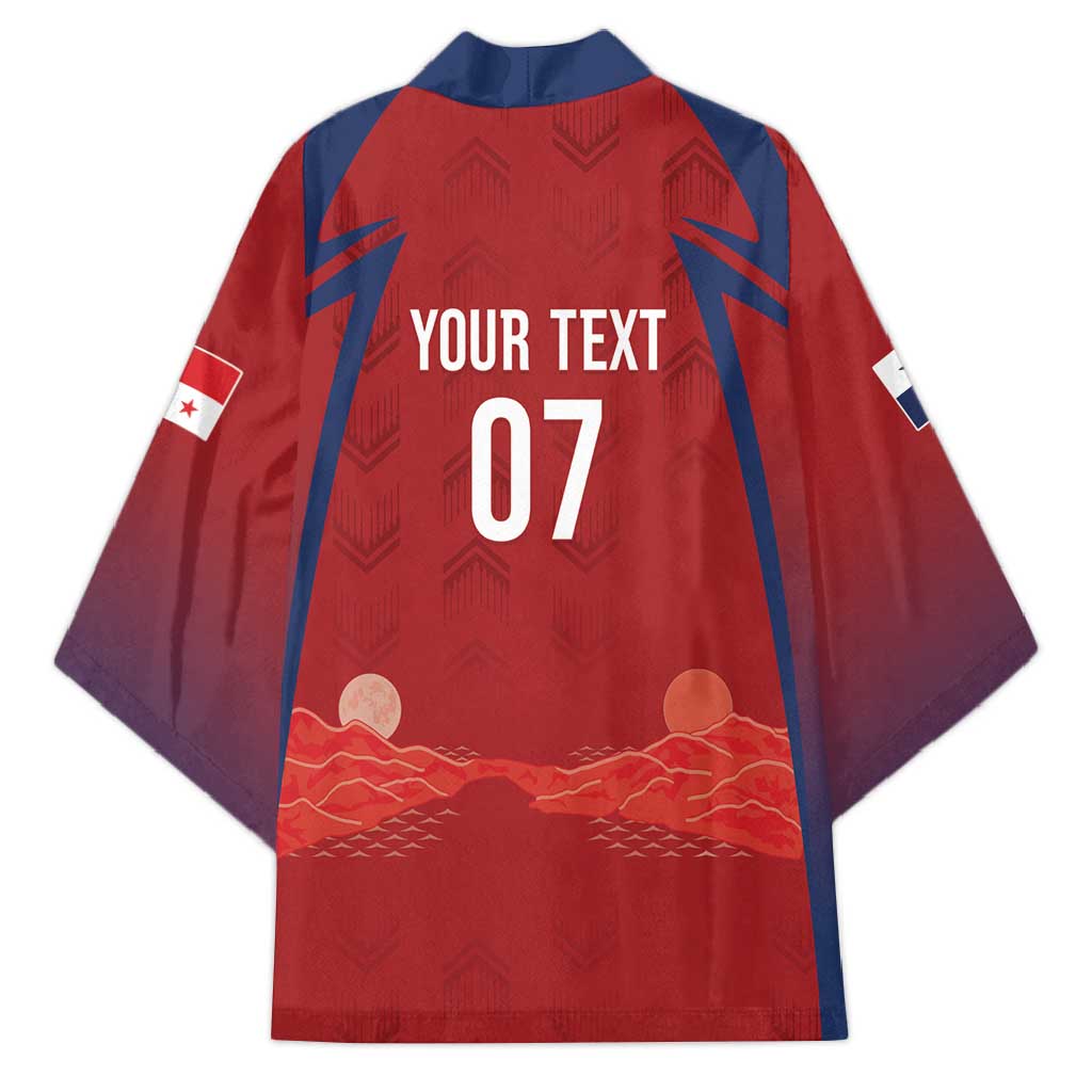 Afro-Panama Football 2026 Custom Kimono La Marea Roja Making History - African Pride