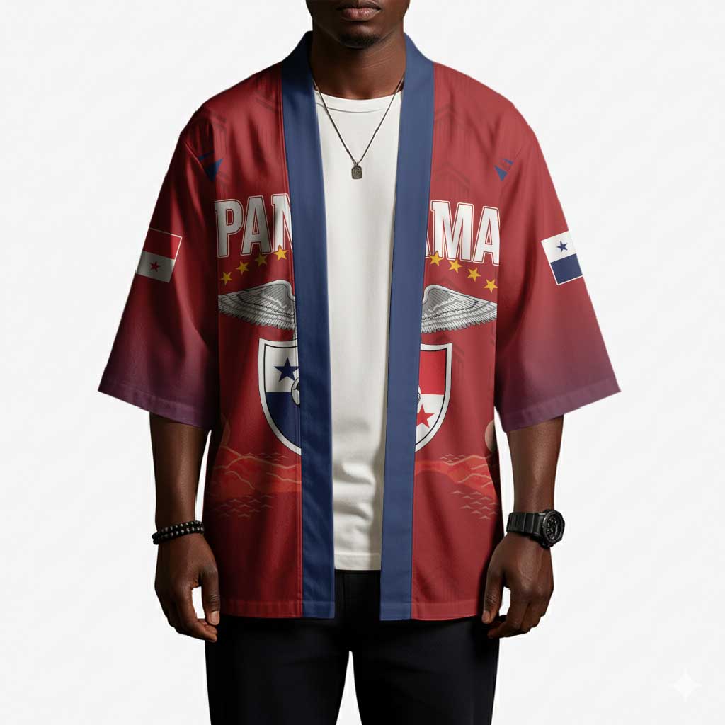 Afro-Panama Football 2026 Custom Kimono La Marea Roja Making History - African Pride