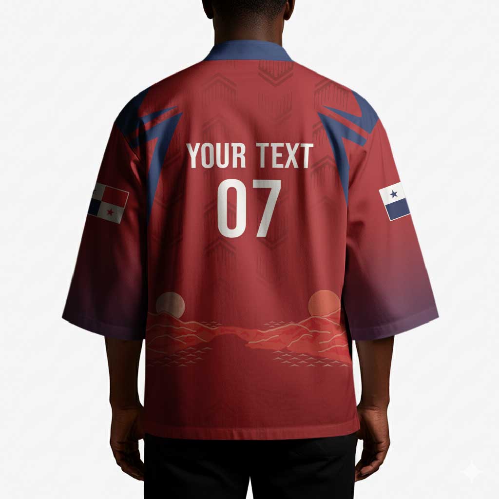 Afro-Panama Football 2026 Custom Kimono La Marea Roja Making History - African Pride