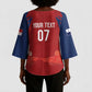 Afro-Panama Football 2026 Custom Kimono Sleeve Blouse La Marea Roja Making History - African Pride