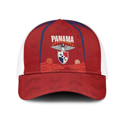 Afro-Panama Football 2026 Mesh Trucker Cap La Marea Roja Making History - African Pride