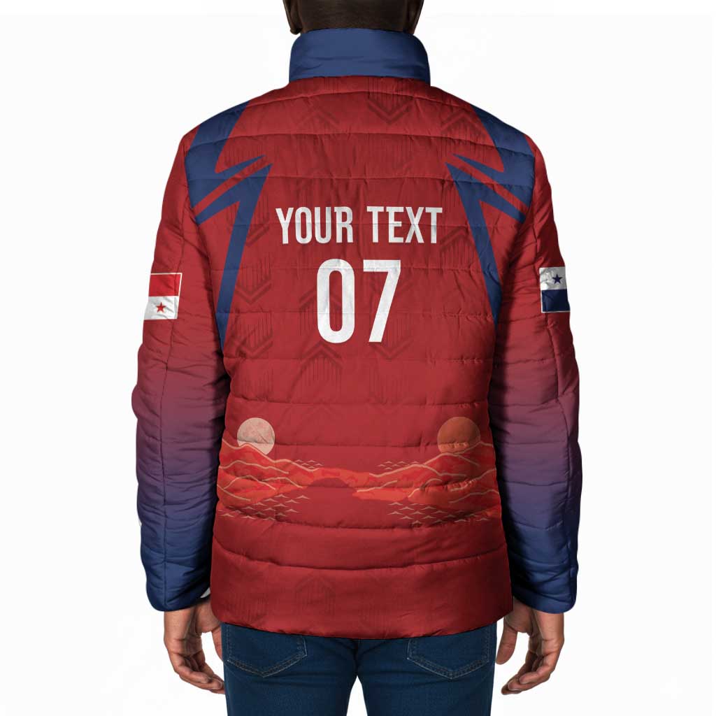Afro-Panama Football 2026 Custom Padded Jacket La Marea Roja Making History - African Pride