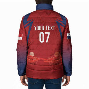 Afro-Panama Football 2026 Custom Padded Jacket La Marea Roja Making History - African Pride