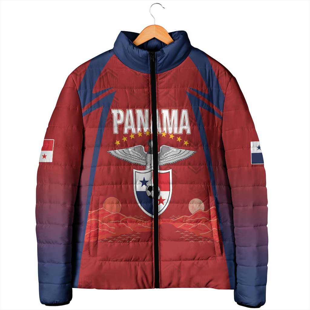Afro-Panama Football 2026 Custom Padded Jacket La Marea Roja Making History - African Pride