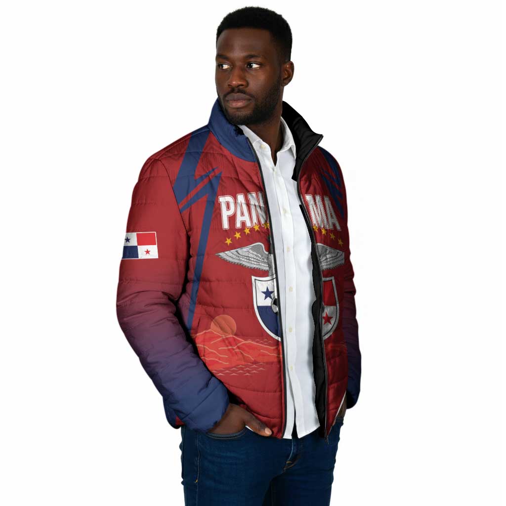 Afro-Panama Football 2026 Custom Padded Jacket La Marea Roja Making History - African Pride