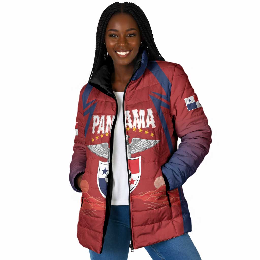 Afro-Panama Football 2026 Custom Padded Jacket La Marea Roja Making History - African Pride