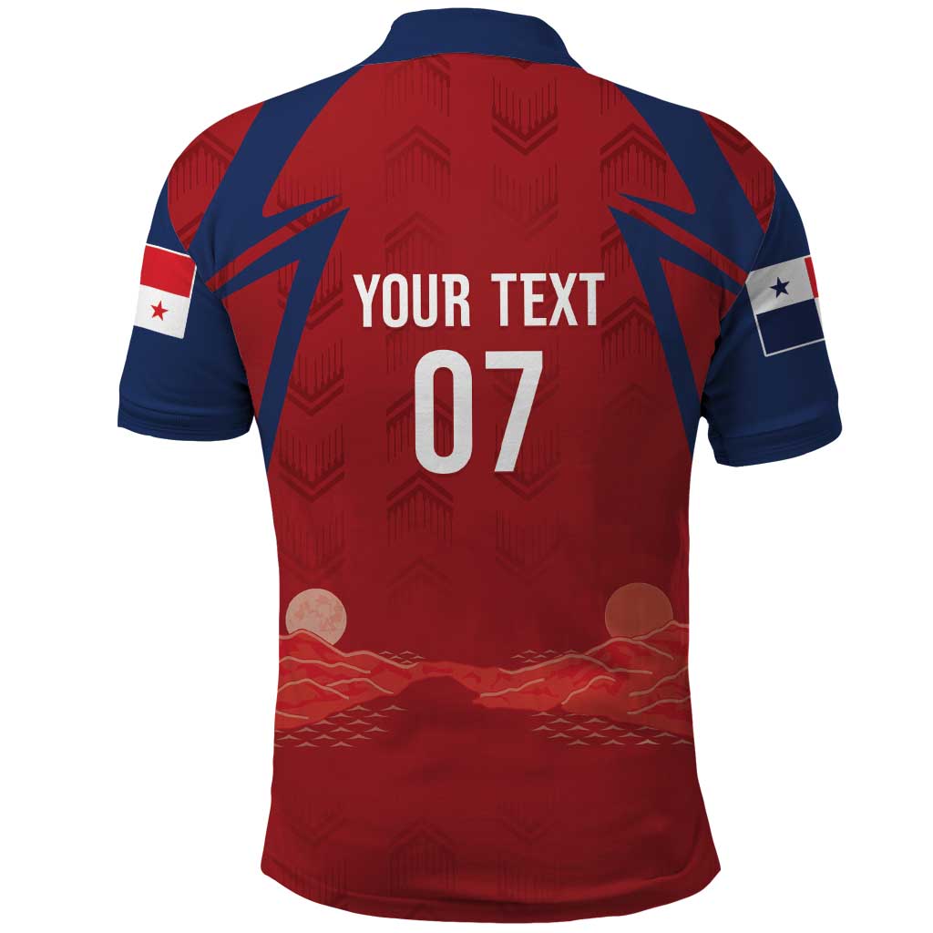 Afro-Panama Football 2026 Custom Polo Shirt La Marea Roja Making History LT7