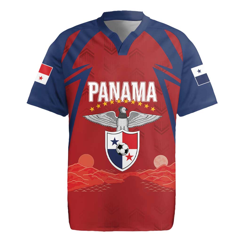 Afro-Panama Football 2026 Custom Rugby Jersey La Marea Roja Making History LT7