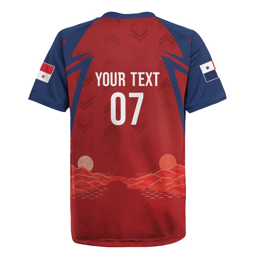 Afro-Panama Football 2026 Custom Rugby Jersey La Marea Roja Making History LT7