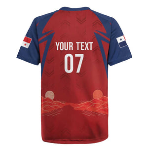Afro-Panama Football 2026 Custom Rugby Jersey La Marea Roja Making History LT7