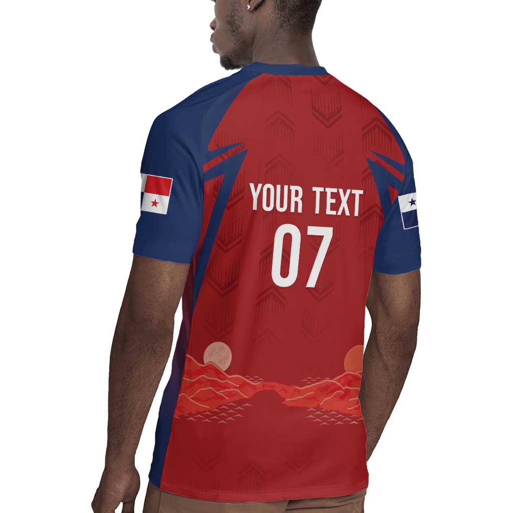 Afro-Panama Football 2026 Custom Rugby Jersey La Marea Roja Making History LT7