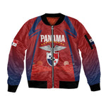 Afro-Panama Football 2026 Custom Sleeve Zip Bomber Jacket La Marea Roja Making History - African Pride