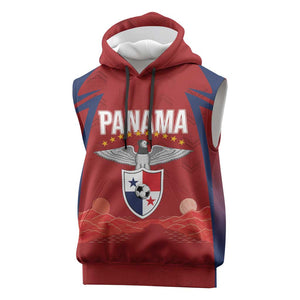Afro-Panama Football 2026 Custom Sleeveless Hoodie La Marea Roja Making History - African Pride