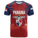Afro-Panama Football 2026 Custom T shirt La Marea Roja Making History LT7