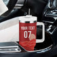 Afro-Panama Football 2026 Custom Tumbler With Handle La Marea Roja Making History - African Pride