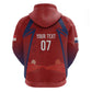 Afro-Panama Football 2026 Custom Zip Hoodie La Marea Roja Making History - African Pride