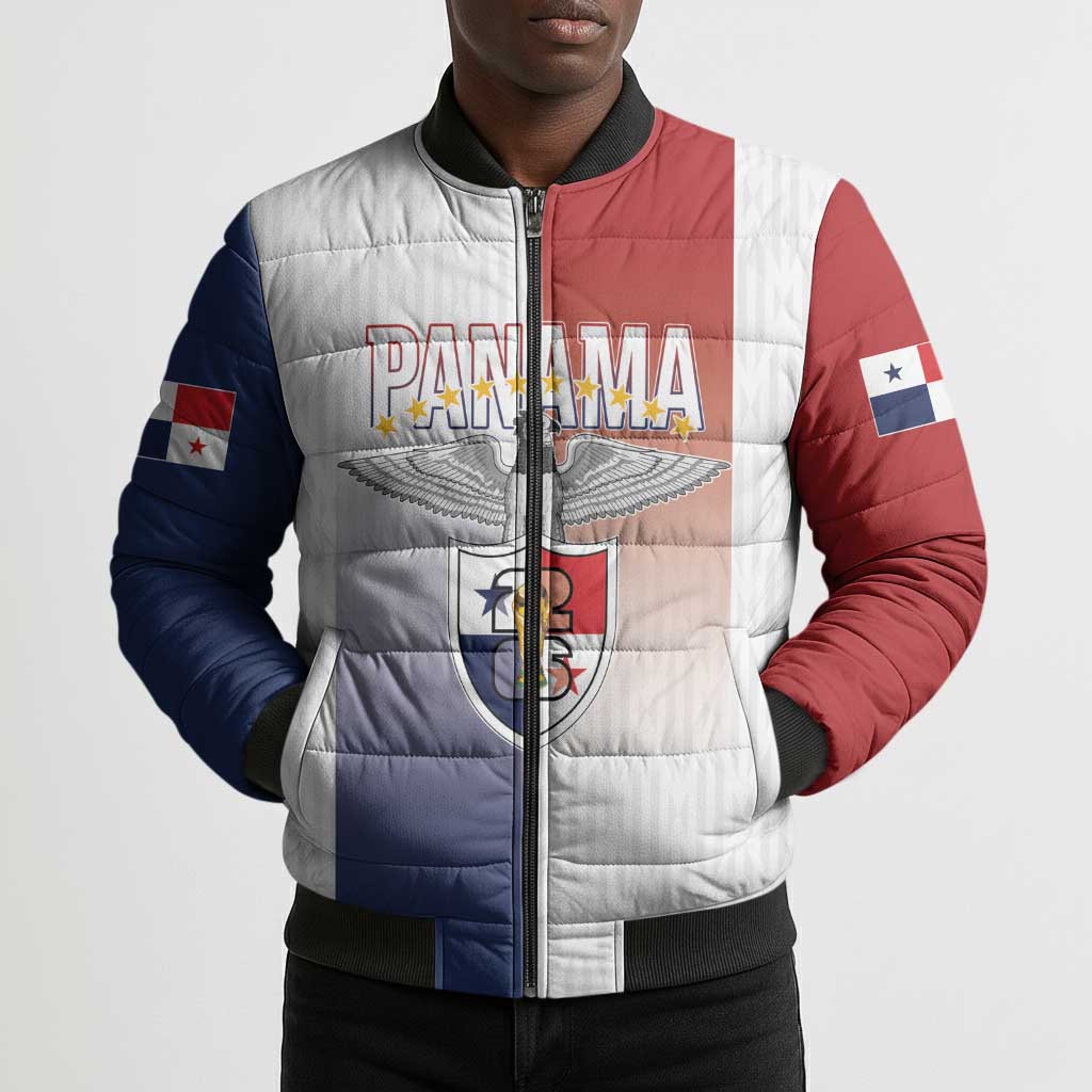 Afro-Panama Football Los Canaleros 2026 Custom Bomber Puffer Jacket Rising Glory - African Pride