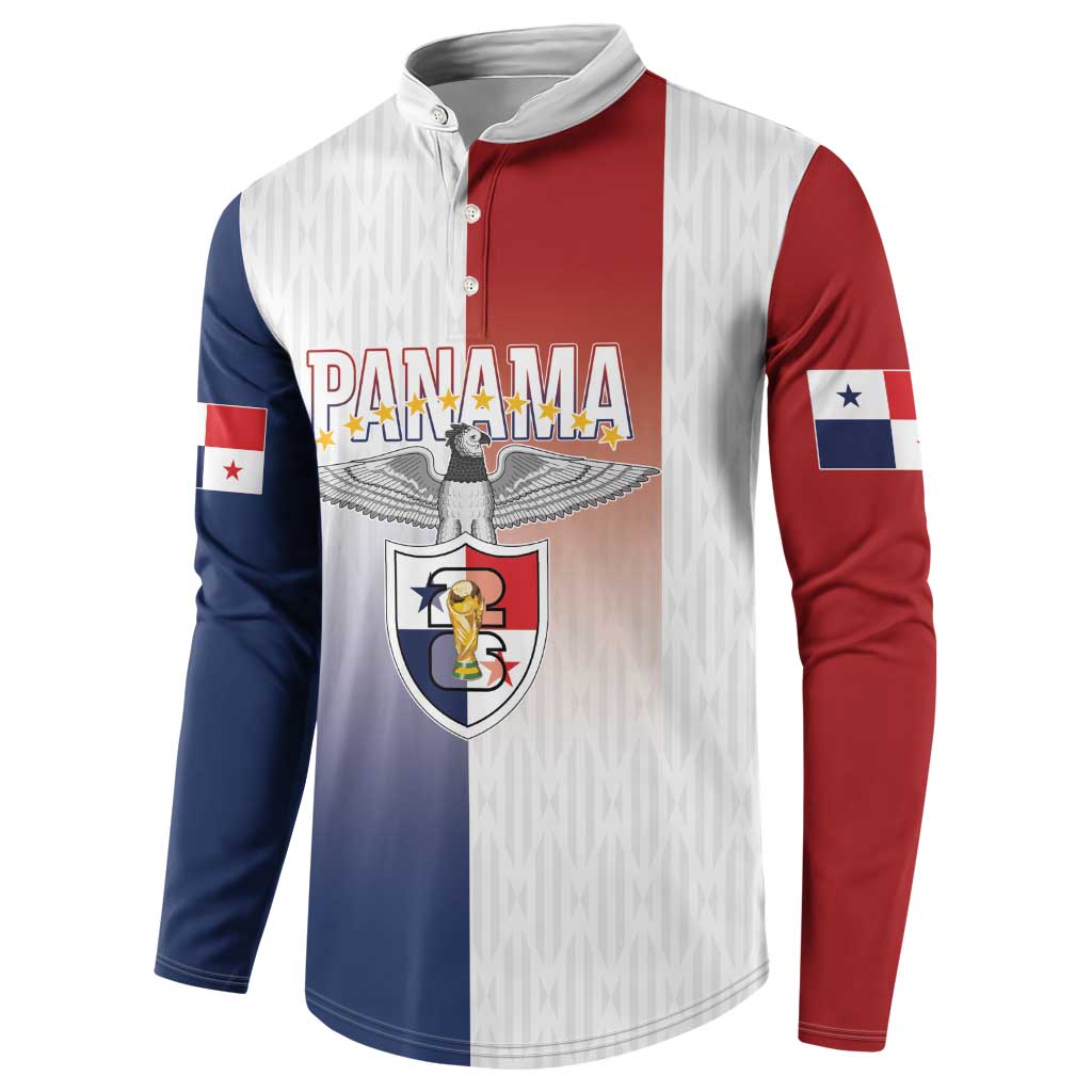 Afro-Panama Football Los Canaleros 2026 Custom Button Sweatshirt Rising Glory