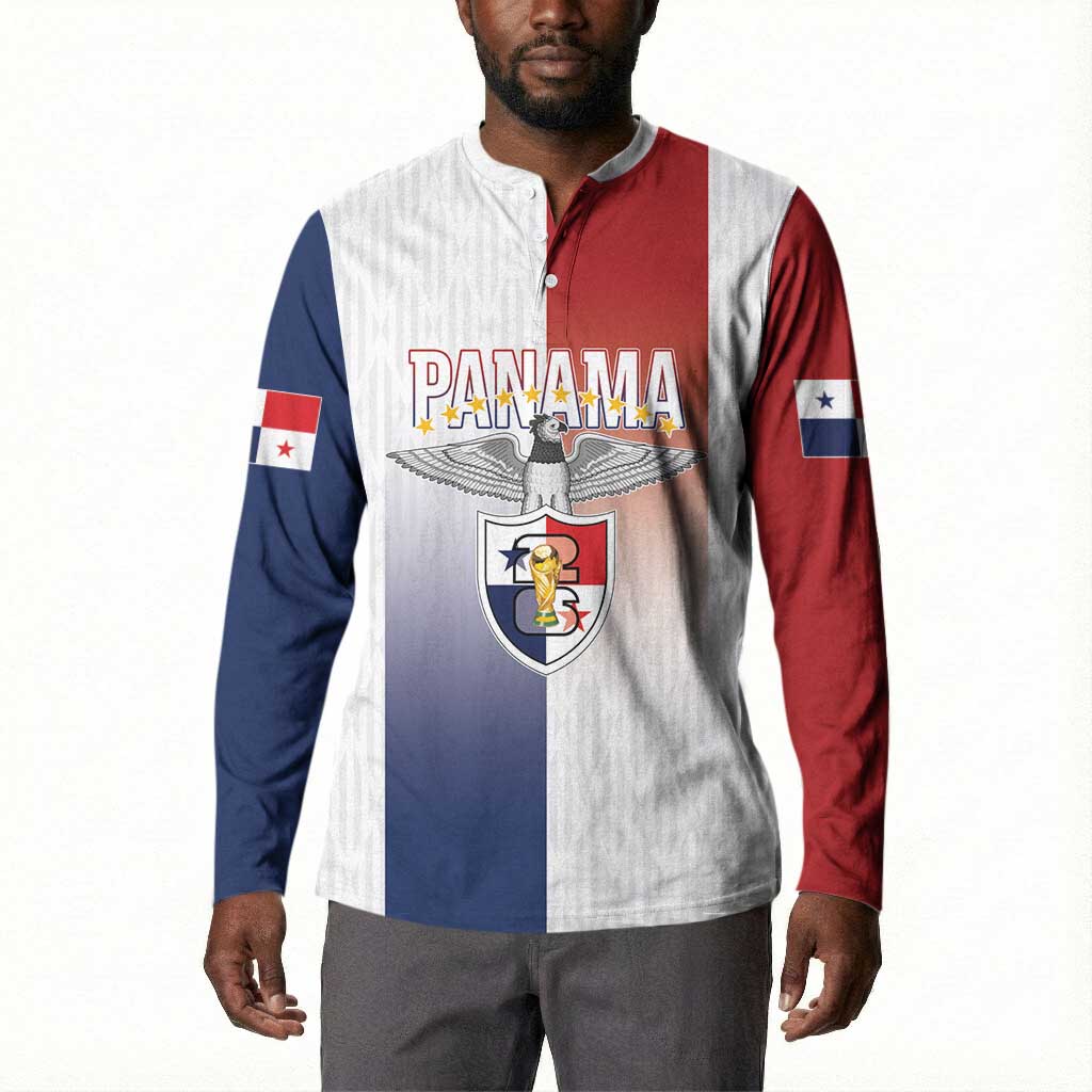 Afro-Panama Football Los Canaleros 2026 Custom Button Sweatshirt Rising Glory
