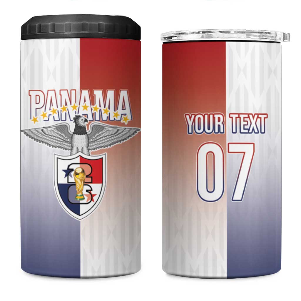 Afro-Panama Football Los Canaleros 2026 Custom 4 in 1 Can Cooler Tumbler Rising Glory - African Pride