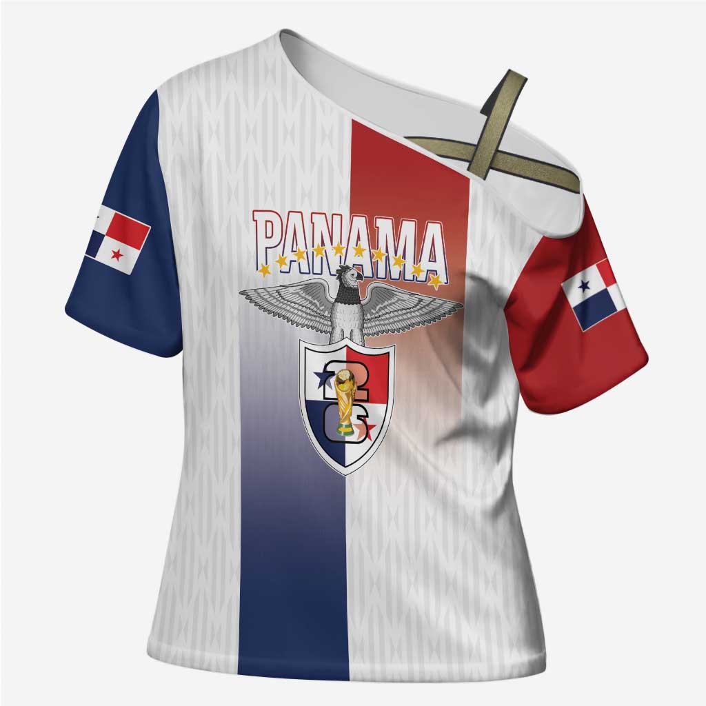 Afro-Panama Football Los Canaleros 2026 Custom Cross Shoulder Shirt Rising Glory - African Pride