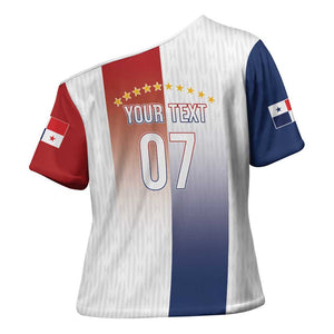 Afro-Panama Football Los Canaleros 2026 Custom Cross Shoulder Shirt Rising Glory - African Pride