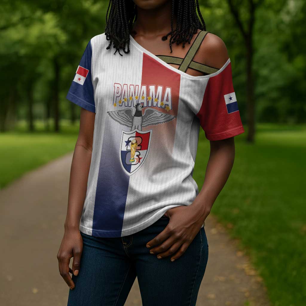 Afro-Panama Football Los Canaleros 2026 Custom Cross Shoulder Shirt Rising Glory - African Pride
