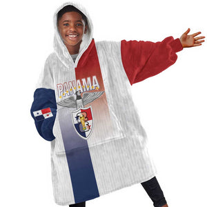 Afro-Panama Football Los Canaleros 2026 Custom Kid Wearable Blanket Hoodie Rising Glory - African Pride
