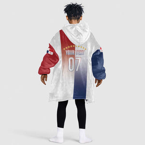 Afro-Panama Football Los Canaleros 2026 Custom Kid Wearable Blanket Hoodie Rising Glory - African Pride