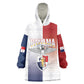 Afro-Panama Football Los Canaleros 2026 Custom Kid Wearable Blanket Hoodie Rising Glory - African Pride
