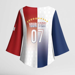 Afro-Panama Football Los Canaleros 2026 Custom Kimono Sleeve Blouse Rising Glory - African Pride