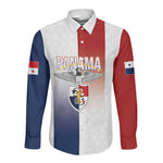 Afro-Panama Football Los Canaleros 2026 Custom Long Sleeve Button Shirt Rising Glory - African Pride