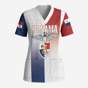 Afro-Panama Football Los Canaleros 2026 Custom Scrub Top Rising Glory - African Pride