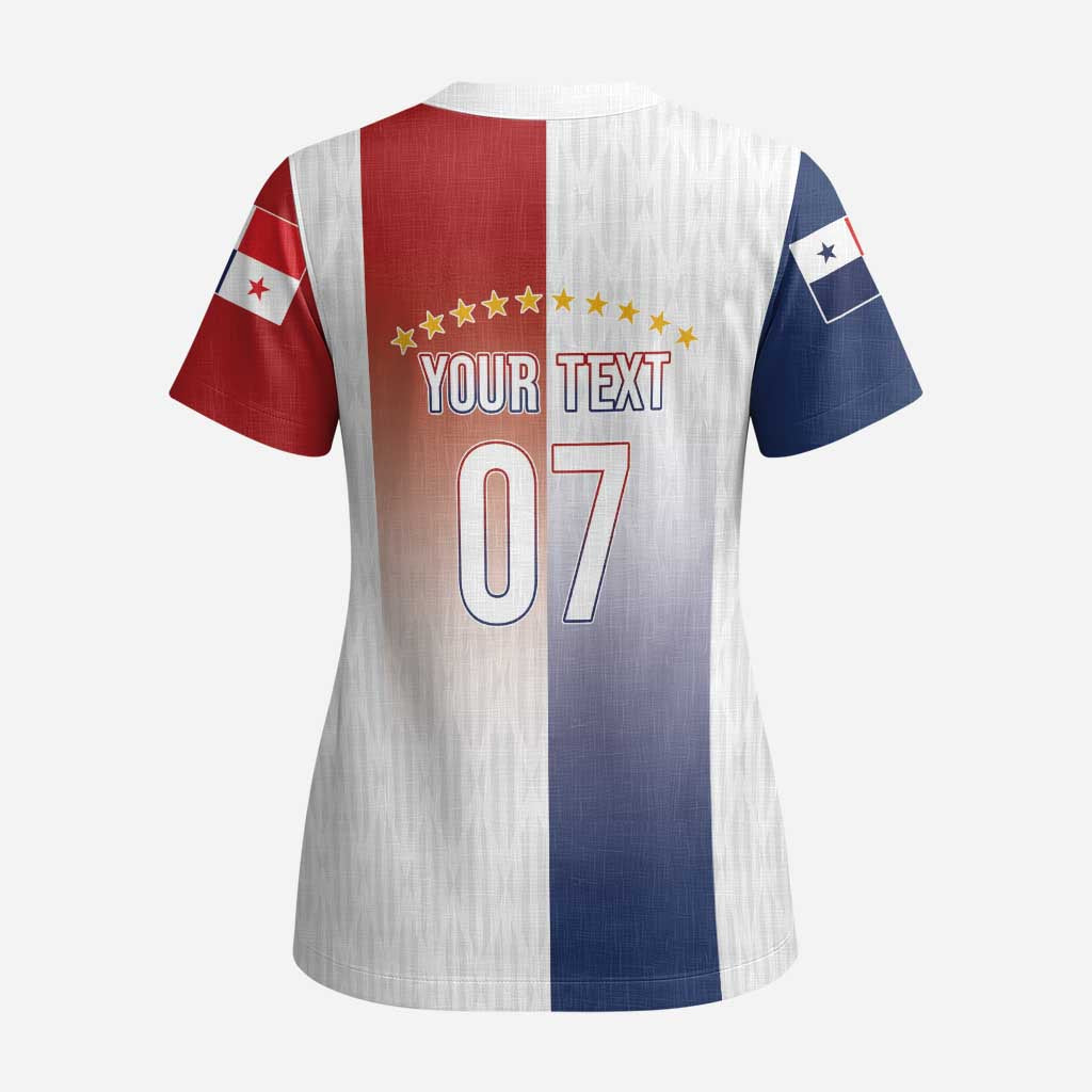 Afro-Panama Football Los Canaleros 2026 Custom Scrub Top Rising Glory - African Pride