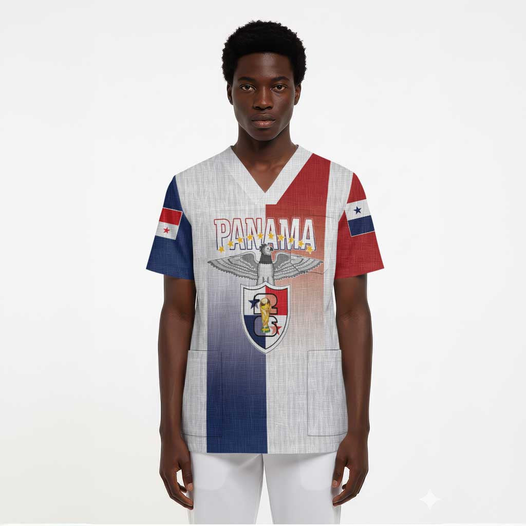 Afro-Panama Football Los Canaleros 2026 Custom Scrub Top Rising Glory - African Pride