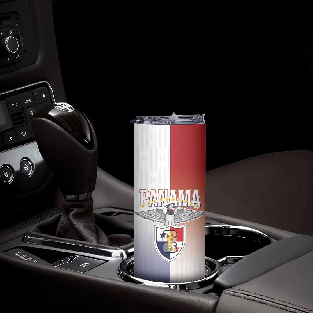 Afro-Panama Football Los Canaleros 2026 Custom Skinny Tumbler Rising Glory - African Pride