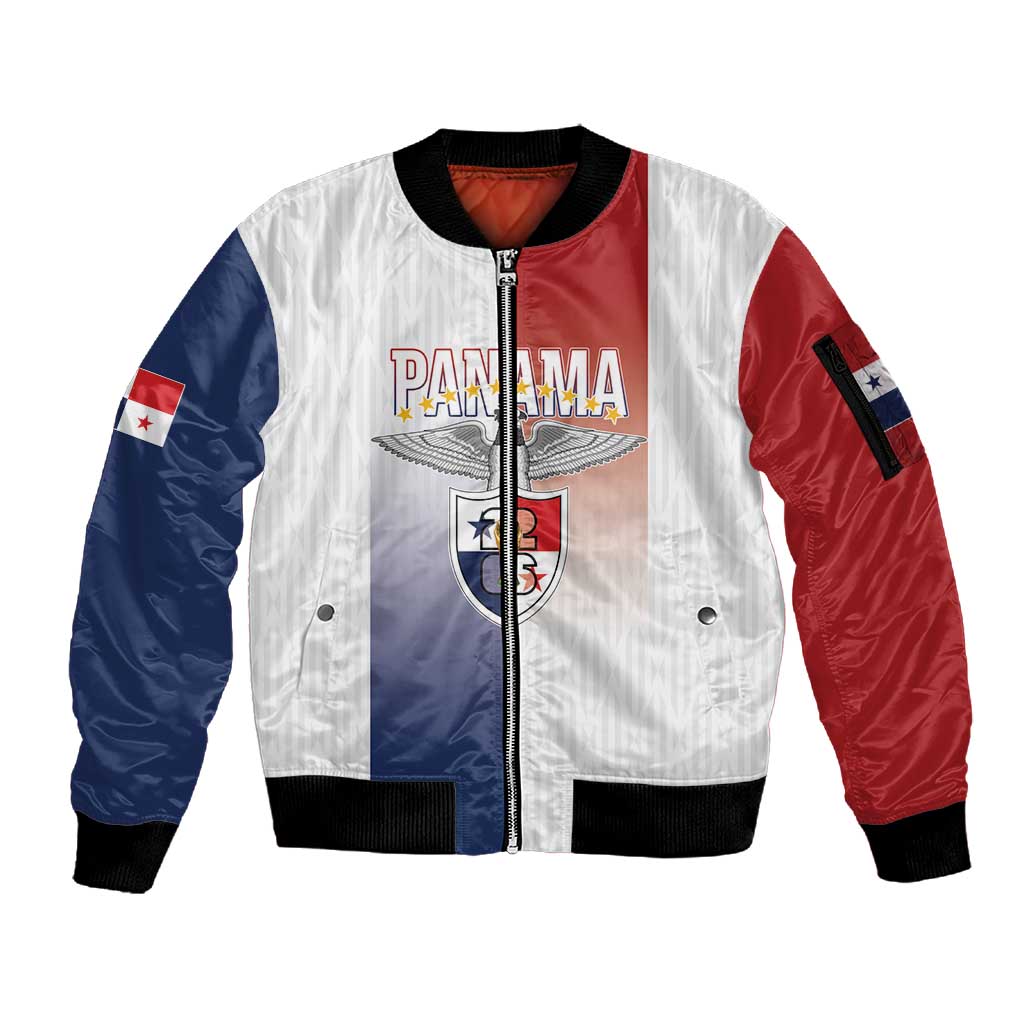 Afro-Panama Football Los Canaleros 2026 Custom Sleeve Zip Bomber Jacket Rising Glory - African Pride