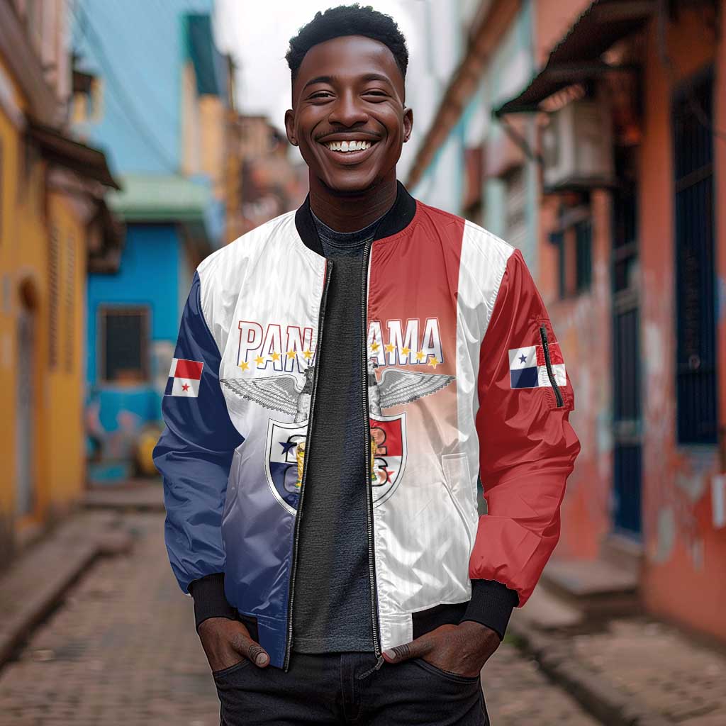 Afro-Panama Football Los Canaleros 2026 Custom Sleeve Zip Bomber Jacket Rising Glory - African Pride