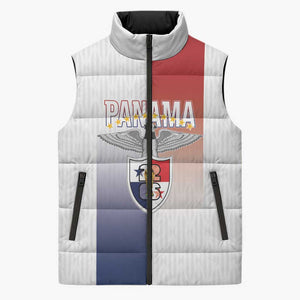 Afro-Panama Football Los Canaleros 2026 Custom Sleeveless Puffer Jacket Rising Glory - African Pride