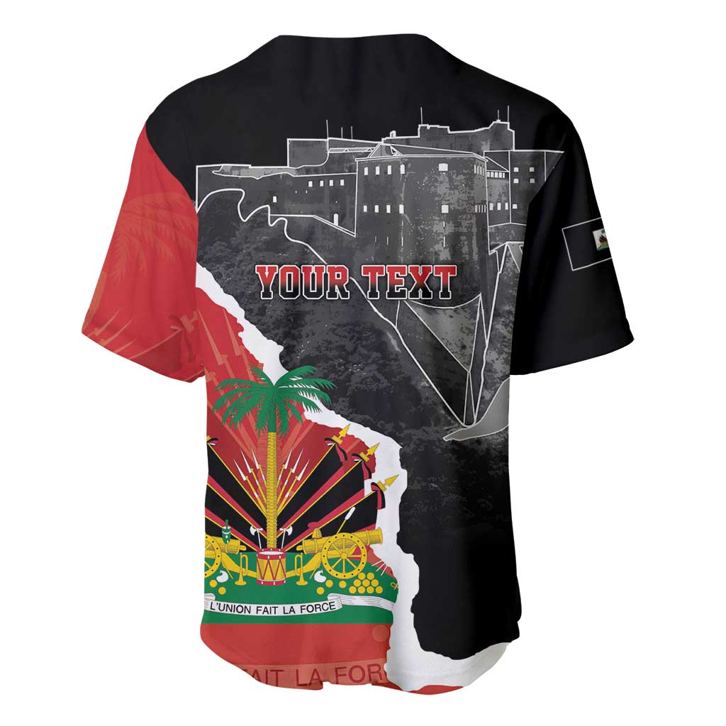 Personalized Haiti First Black Republic 1804 Baseball Jersey Ayiti Citadel Laferriere